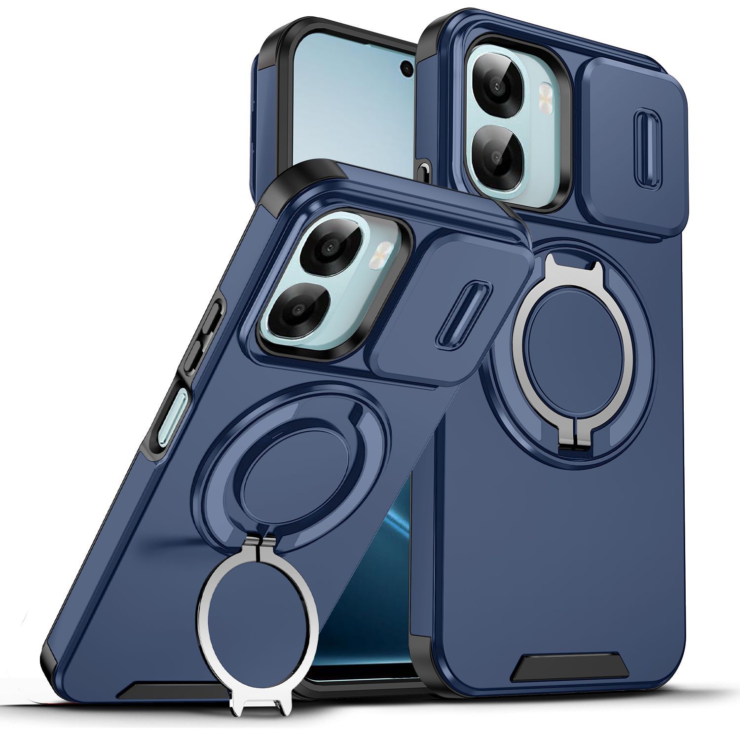Oppo Tablet Accessories - 슬라이딩 카메라 렌즈 보호 아머 폰