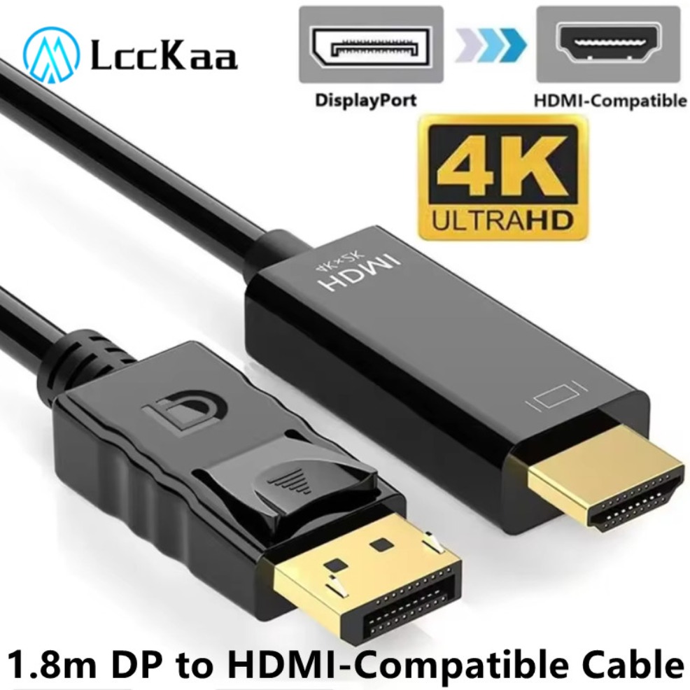 Tablet Lap Desk - 4K*2K DisplayPort-HDMI 호환 어댑터 1080P DP-HDMI