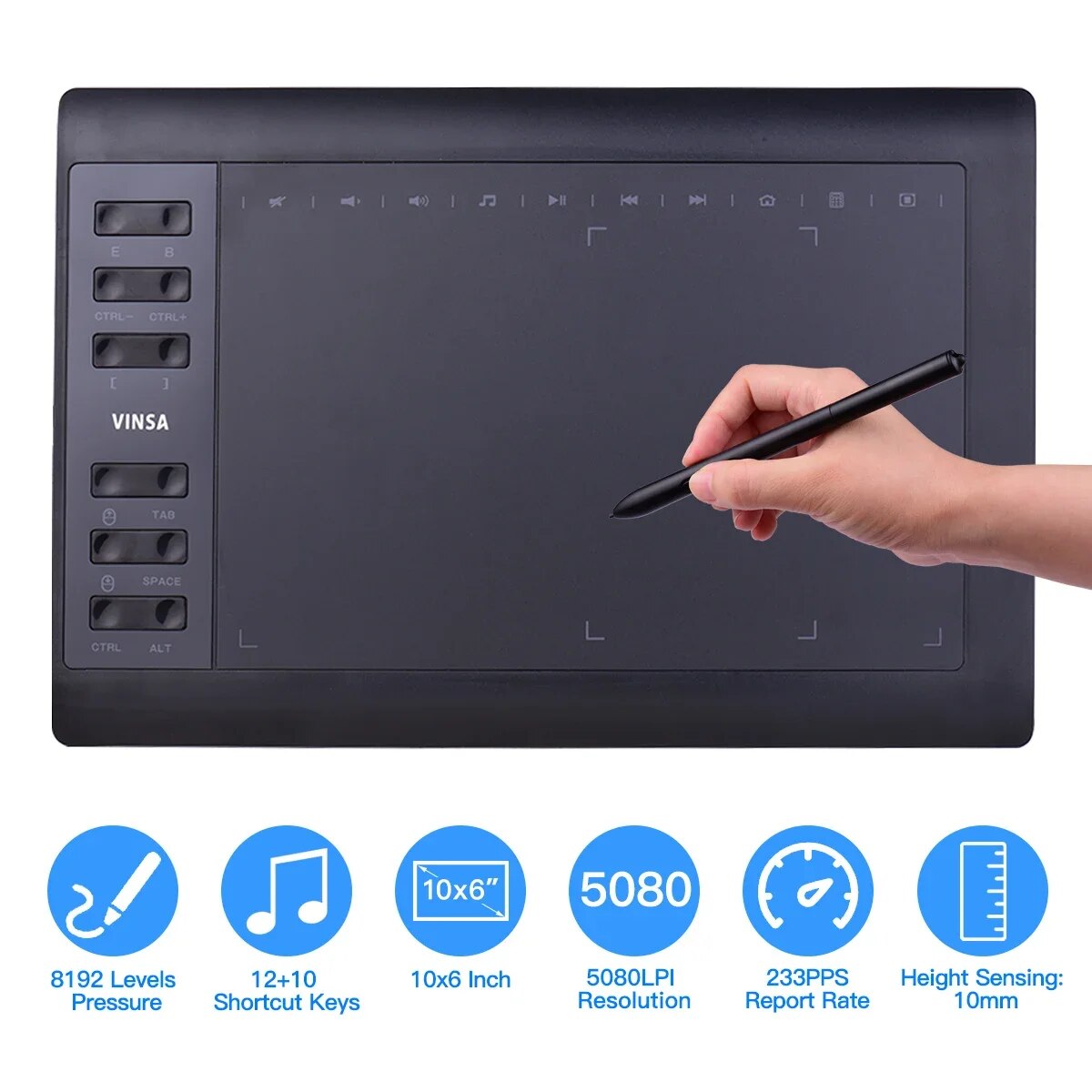 Graphic Tablet Accessories - 전문 그래픽 드로잉 태블릿, 윈도우 맥용