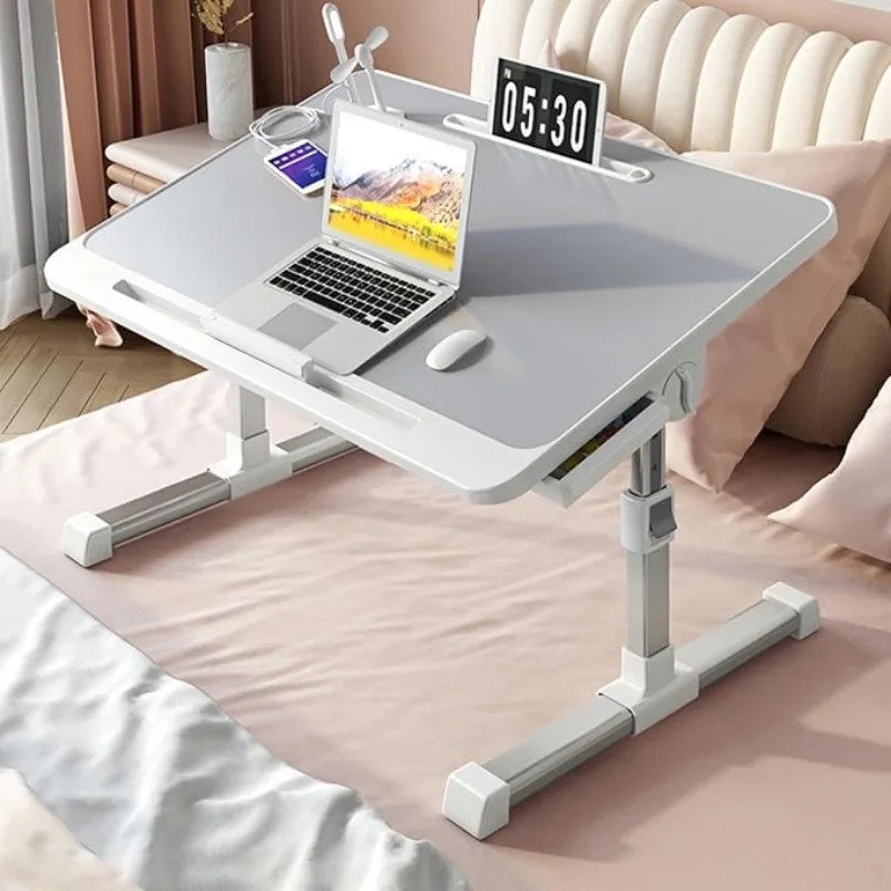 Tablet Lap Desk - 노트북 침대 트레이 테이블 조절 가능한