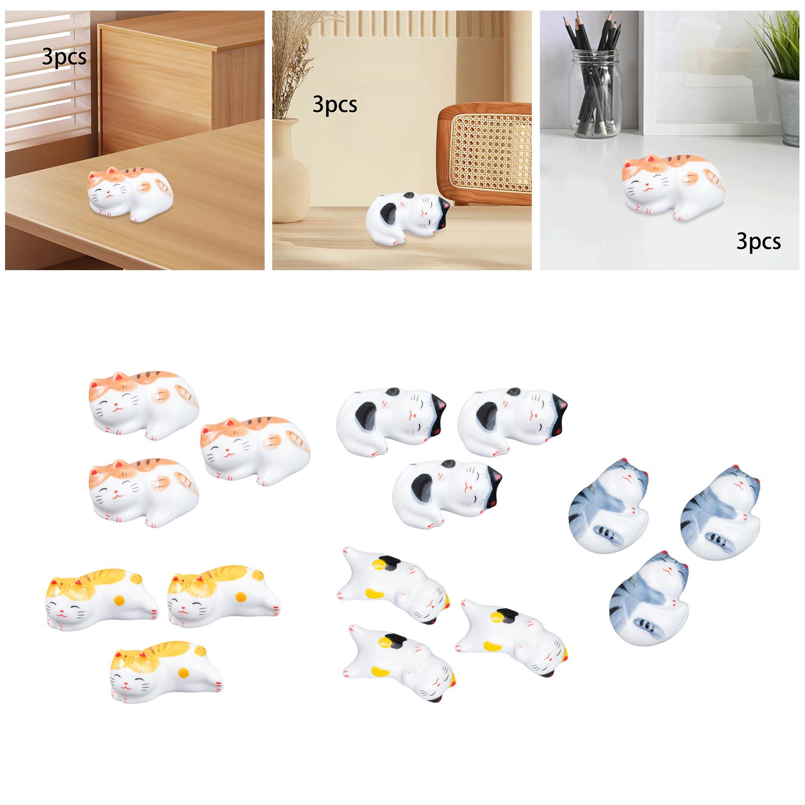 Office Table Accessories Unique - 3Pcs 젓가락 받침대 재사용 가능한 테이블
