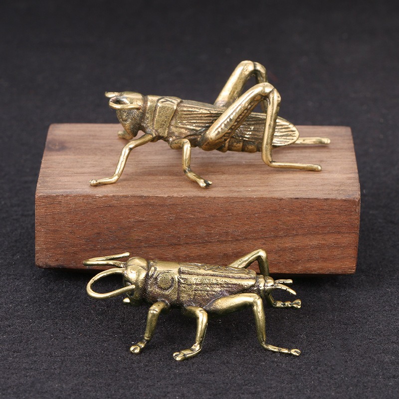 Office Table Accessories Unique - 창의적인 황동 크리켓 장식품 책상 장식