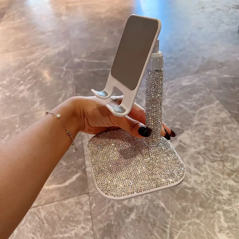 블링 다이아몬드 데스크탑 전화 홀더 적합한 IPad 조 - Tablet Ipad Accessories 리뷰 및 가격