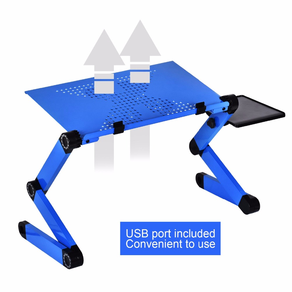 알루미늄 합금 노트북 테이블, 조절 가능한 휴대용 접이 - Tablet Lap Desk 리뷰 및 가격
