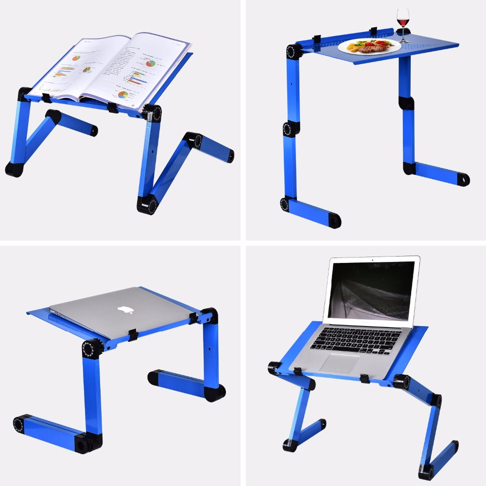 알루미늄 합금 노트북 테이블, 조절 가능한 휴대용 접이 - Tablet Lap Desk 리뷰 및 가격