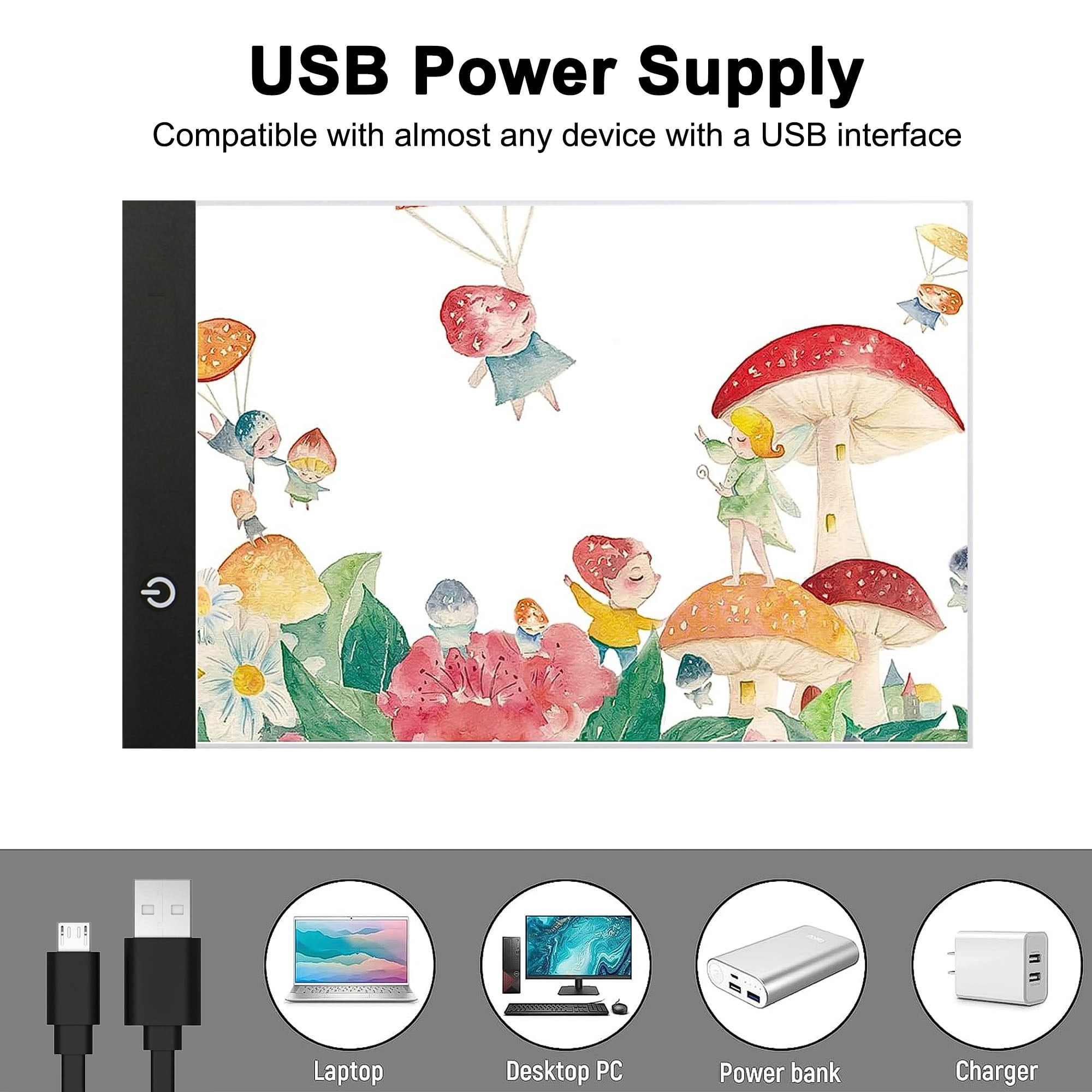 Led 드로잉 복사 패드 3 레벨 디밍 가능 보드 테이 - Graphic Tablet Accessories 리뷰 및 가격
