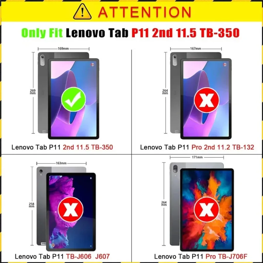 Lenovo Tab P11 2nd Gen 2 케이스 용 - Tablet Cover Accessories 리뷰 및 가격