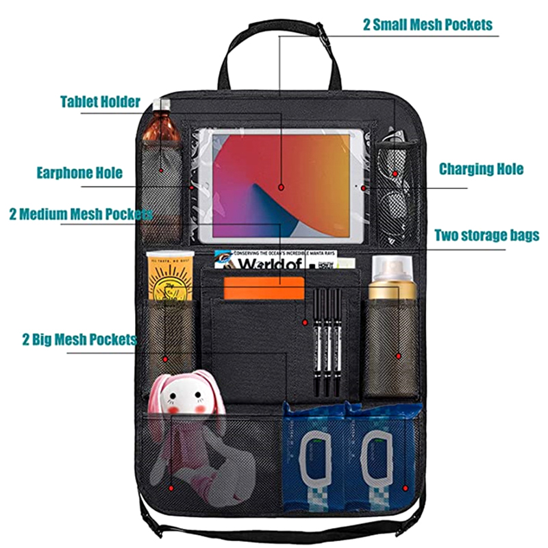 터치 스크린 태블릿 홀더와 1pc 자동차 뒷좌석 주최자 - Tablet Cover Accessories 리뷰 및 가격
