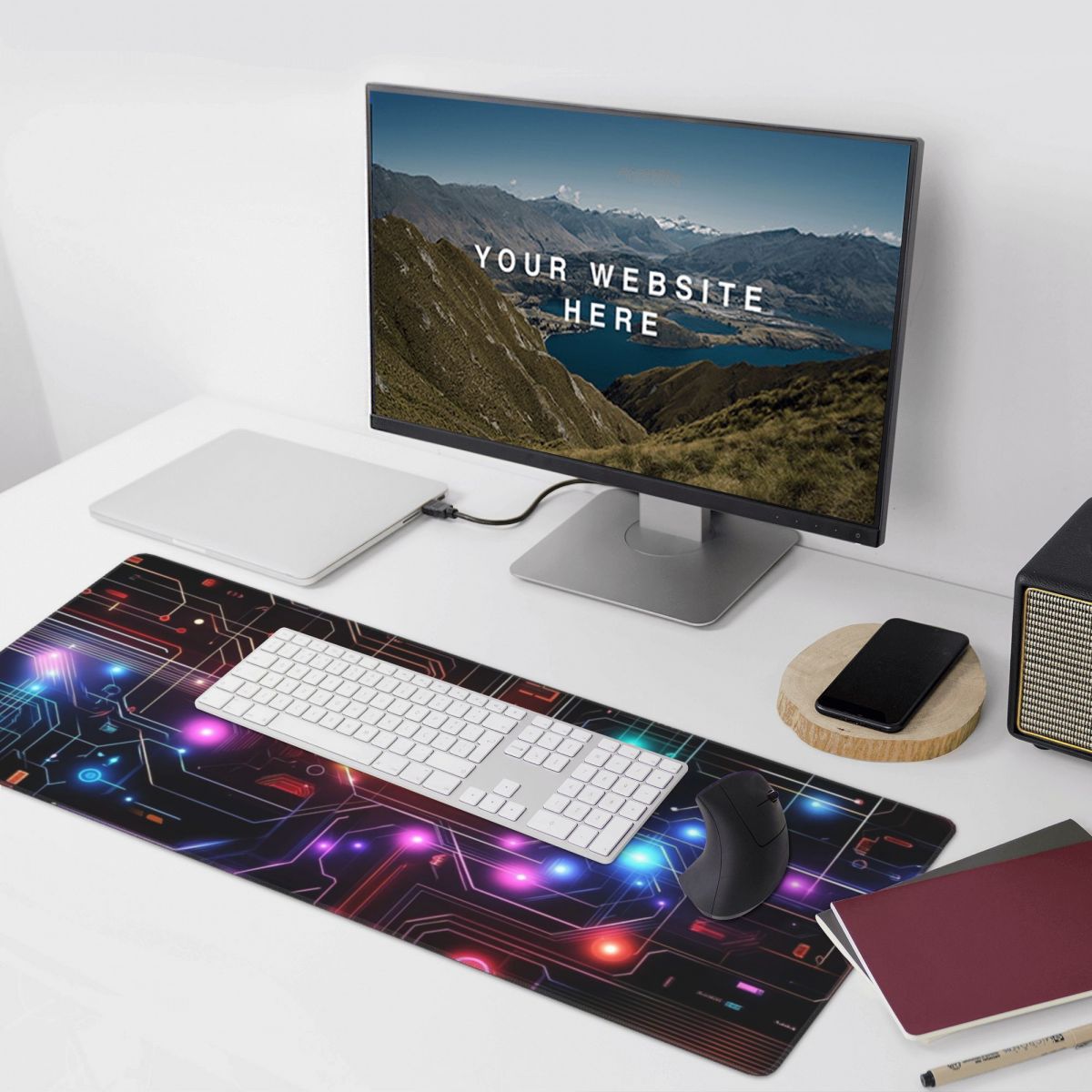 독특한 하이테크 회로 기판 대형 마우스 패드 컴퓨터 키 - Office Table Accessories Unique 리뷰 및 가격