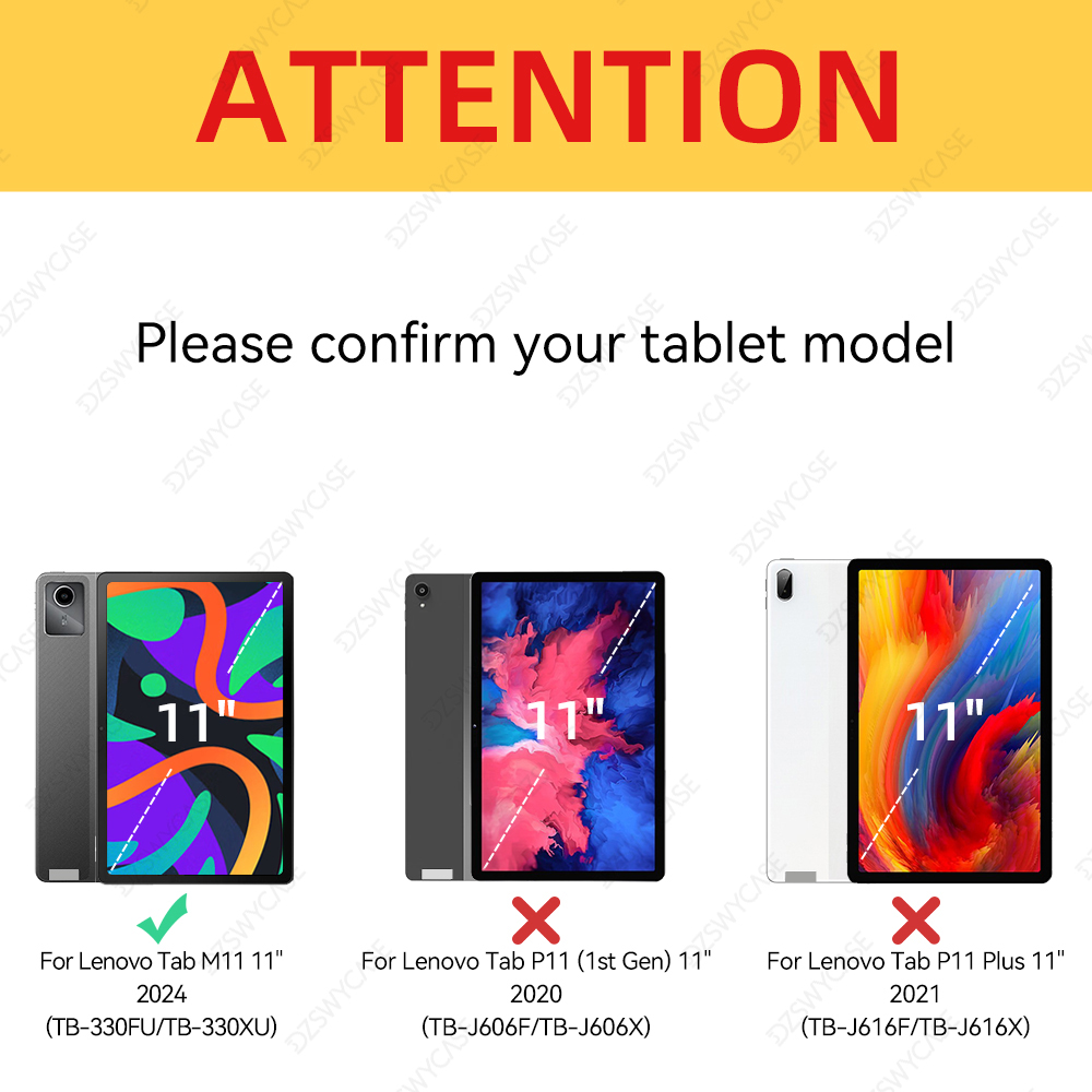 레노버 탭 M11 11인치 2024 TB-330FU/T - Tablet Cover Accessories 리뷰 및 가격