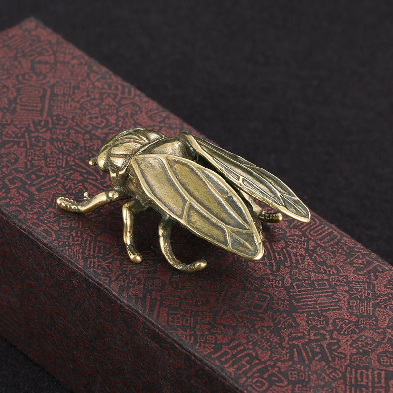 1개 창의적인 황동 매미 장식품 책상 장식 수집품 가정 - Office Table Accessories Unique 리뷰 및 가격