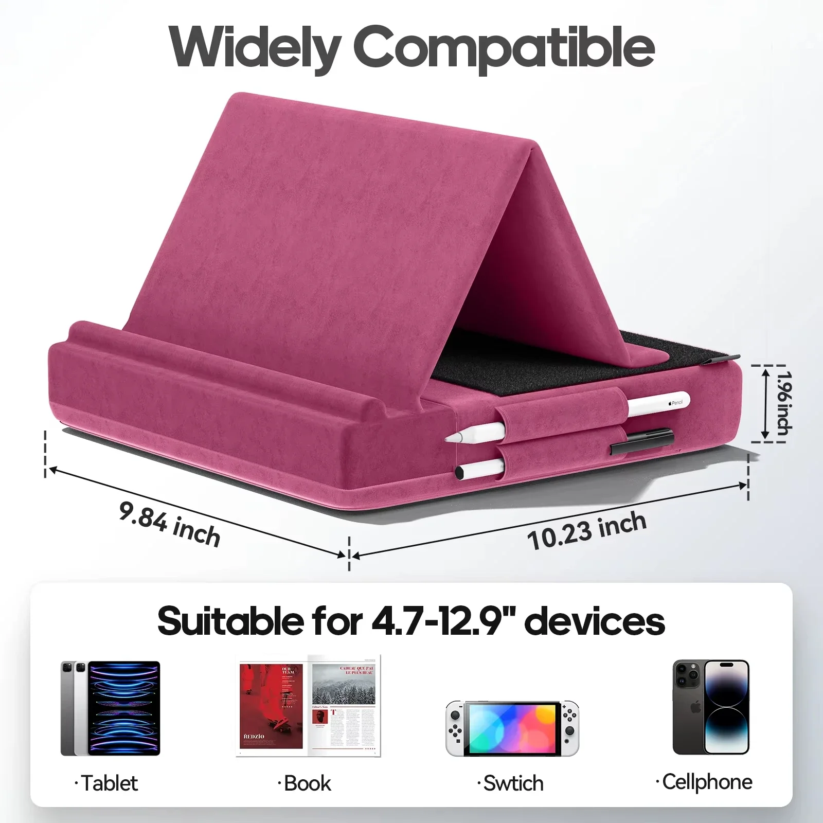 업그레이드된 태블릿 베개 스탠드 무릎 침대 및 책상용  - Tablet Lap Desk 리뷰 및 가격