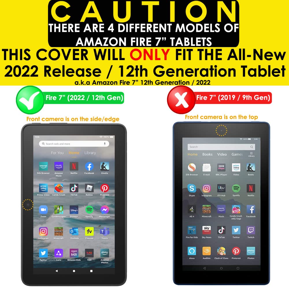 Amazon Fire 7 태블릿 2022 출시 12세대 - Tablet Accessories Amazon 리뷰 및 가격