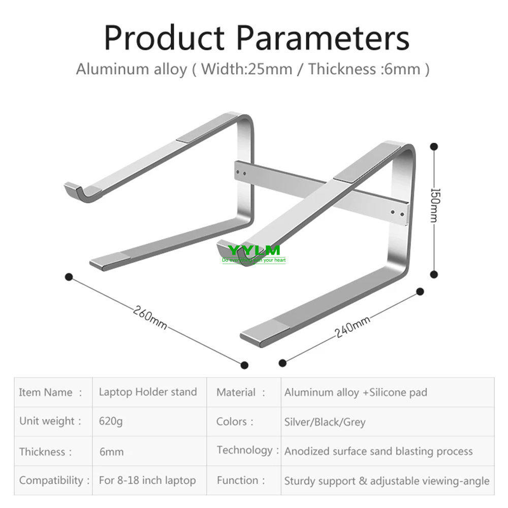 알루미늄 노트북 스탠드 노트북 라이저 거치대, 맥북 에 - Tablet Ipad Accessories 리뷰 및 가격