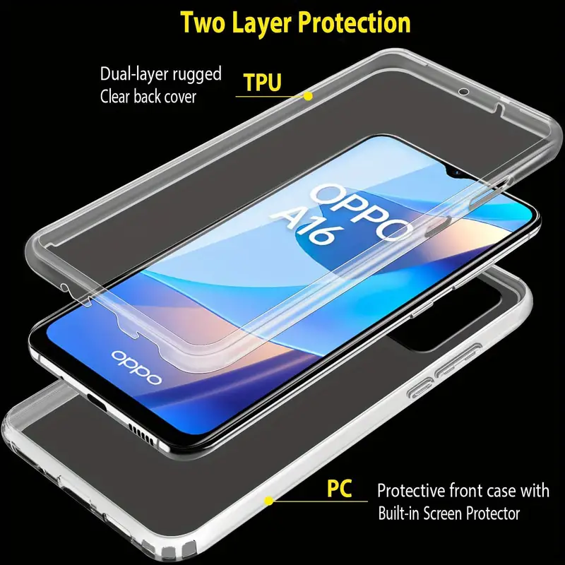 360 전신 양면 전화 케이스 OPPO A16 A60  - Oppo Tablet Accessories 리뷰 및 가격