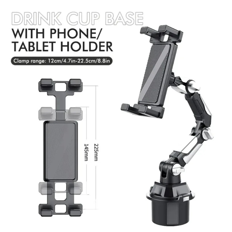 자동차 컵 홀더 전화 태블릿 마운트 360 회전 유연한 - Tablet Pc Accessories 리뷰 및 가격