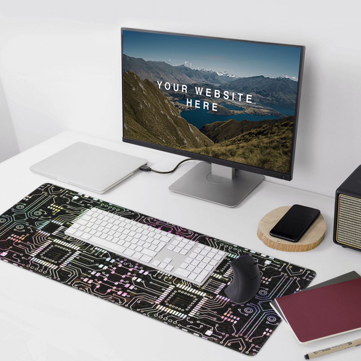 독특한 하이테크 회로 기판 대형 마우스 패드 컴퓨터 키 - Office Table Accessories Unique 리뷰 및 가격
