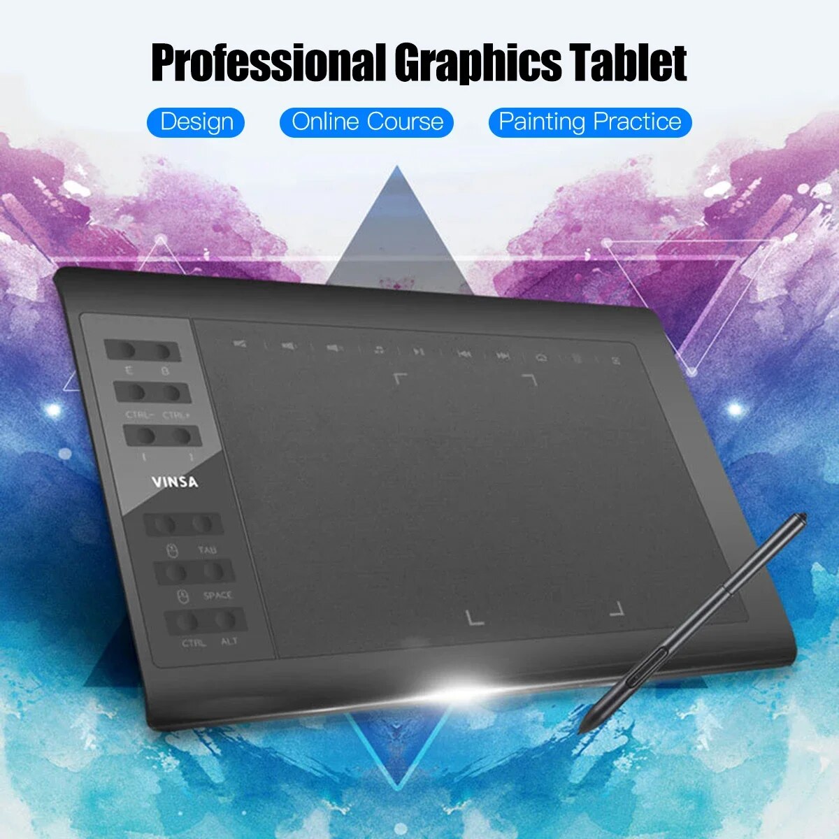 전문 그래픽 드로잉 태블릿, 윈도우 맥용 12 익스프레 - Graphic Tablet Accessories 리뷰 및 가격
