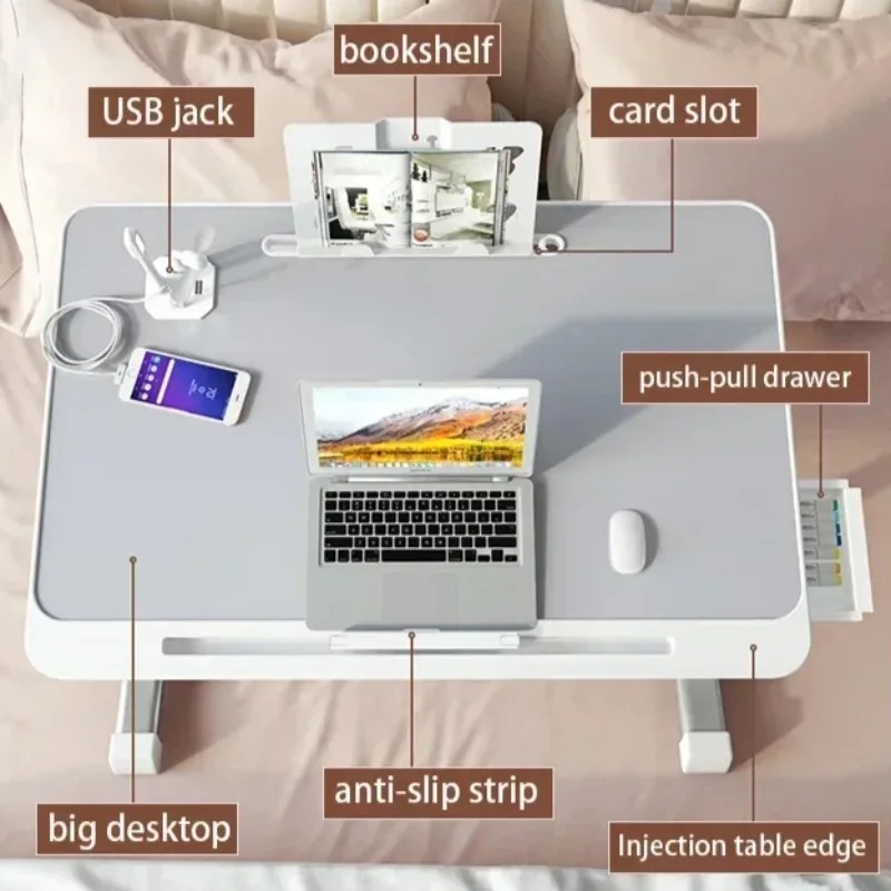 노트북 침대 트레이 테이블 조절 가능한 노트북 침대 스 - Tablet Lap Desk 리뷰 및 가격