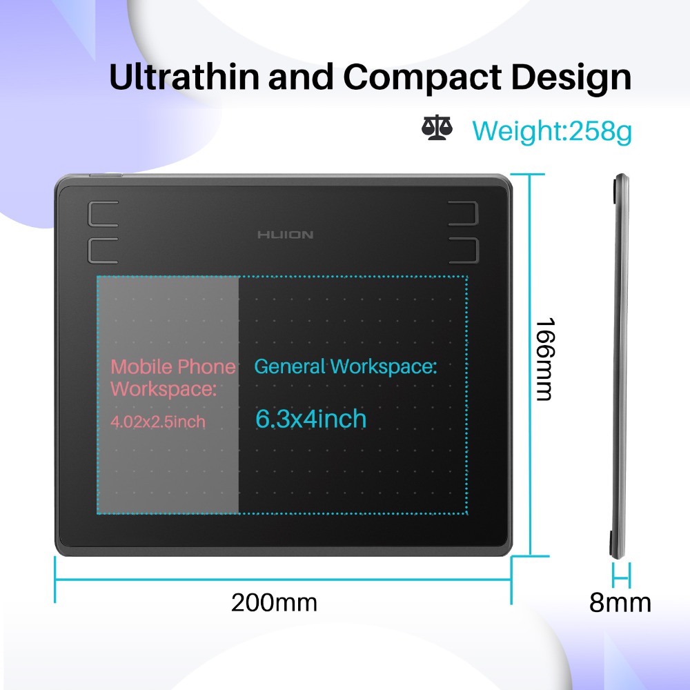 화왕 HS64 그래픽 디지털 기판, 배터리 없는 디지털 - Graphic Tablet Accessories 리뷰 및 가격