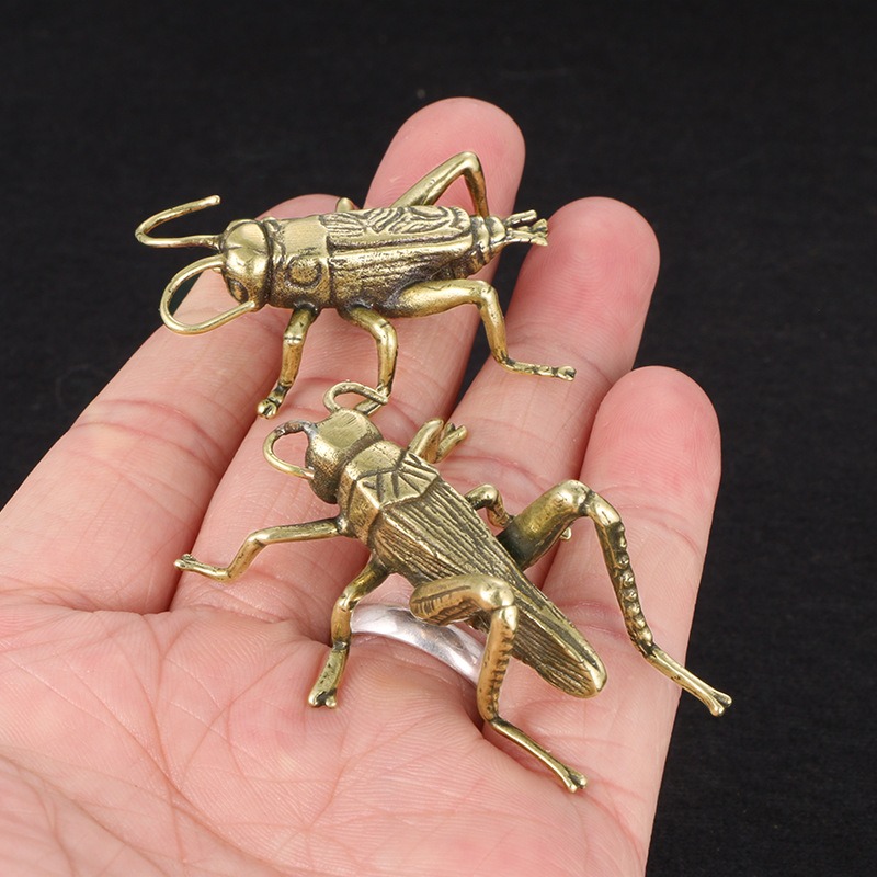 창의적인 황동 크리켓 장식품 책상 장식 수집품 가정 사 - Office Table Accessories Unique 리뷰 및 가격