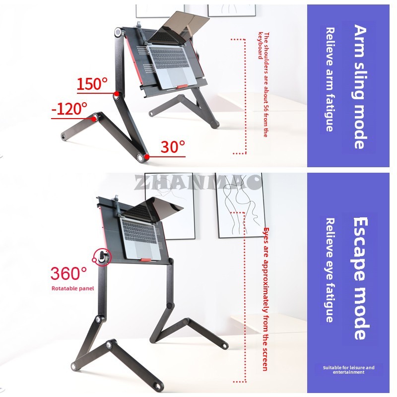 침대 위에 누워 있음, 노트북 책상, 접이식 태블릿 스 - Tablet Lap Desk 리뷰 및 가격