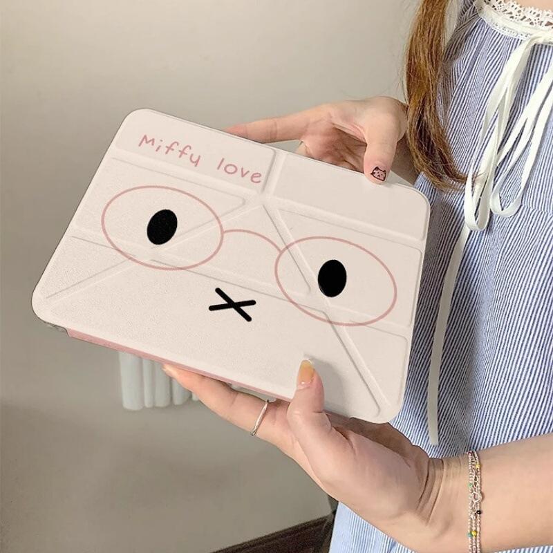 귀여운 애니메이션 프린트가 있는 만화 미피 아이패드 태 - Tablet Ipad Accessories 리뷰 및 가격