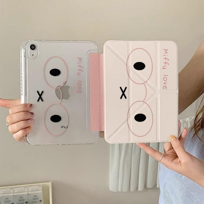 귀여운 애니메이션 프린트가 있는 만화 미피 아이패드 태 - Tablet Ipad Accessories 리뷰 및 가격